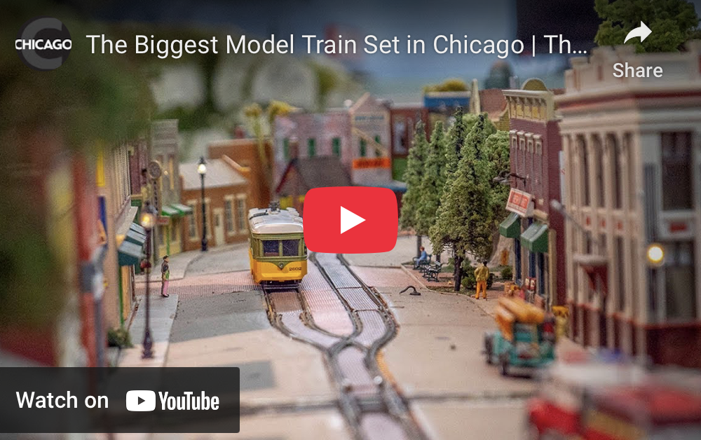 Biggest Model Train Set in Chicago