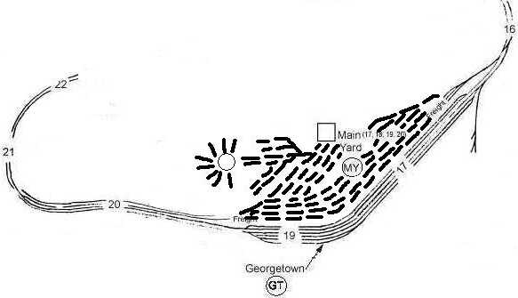 Trackplan of Georgetown