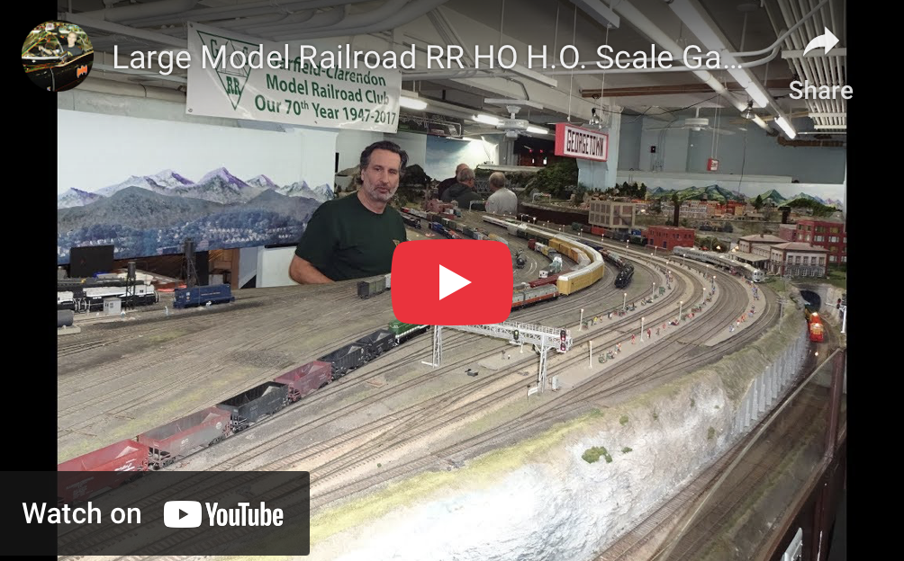 Large Model Railroad HO Scale